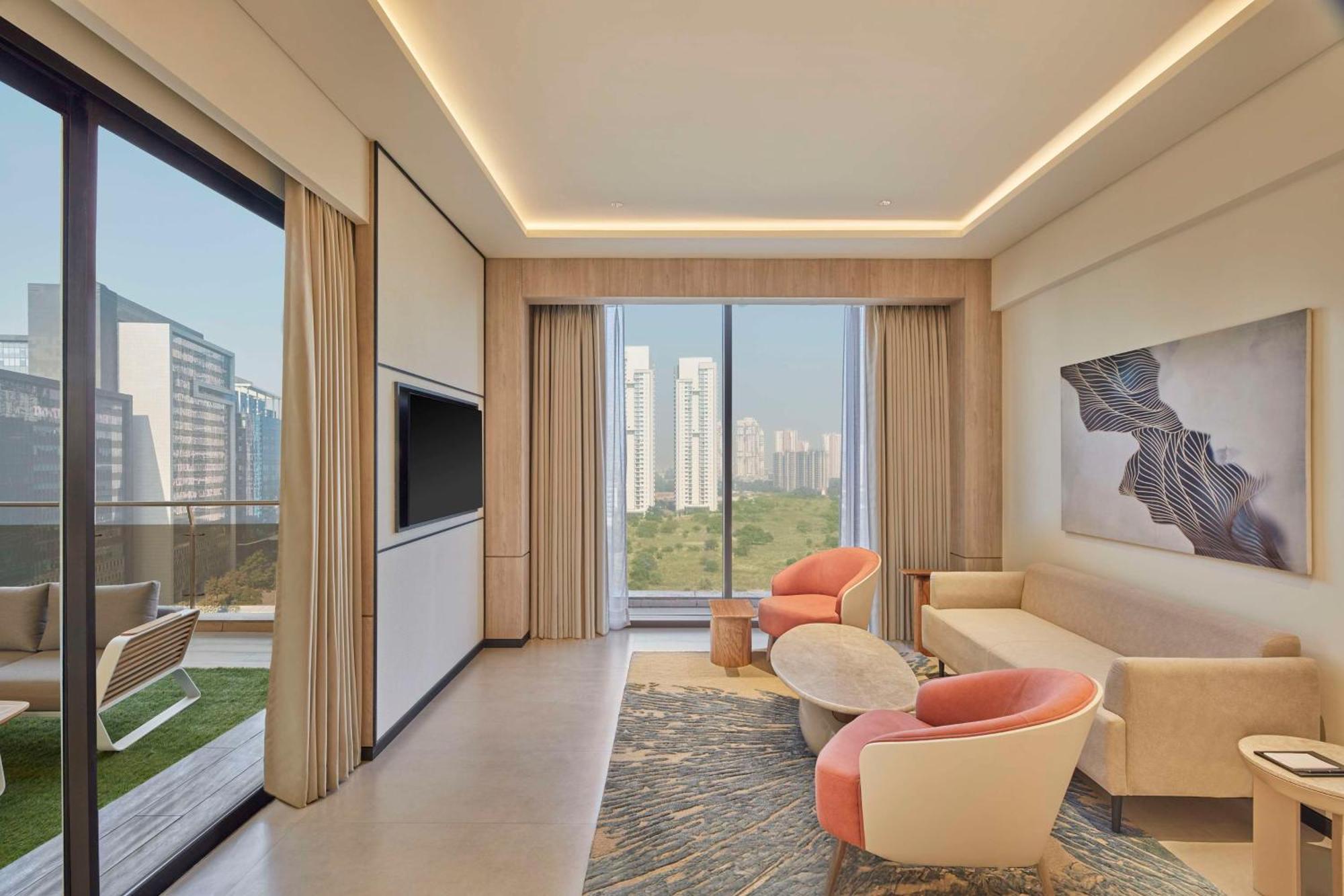 Hilton Gurugram Baani City Centre Gurgaon Exterior foto
